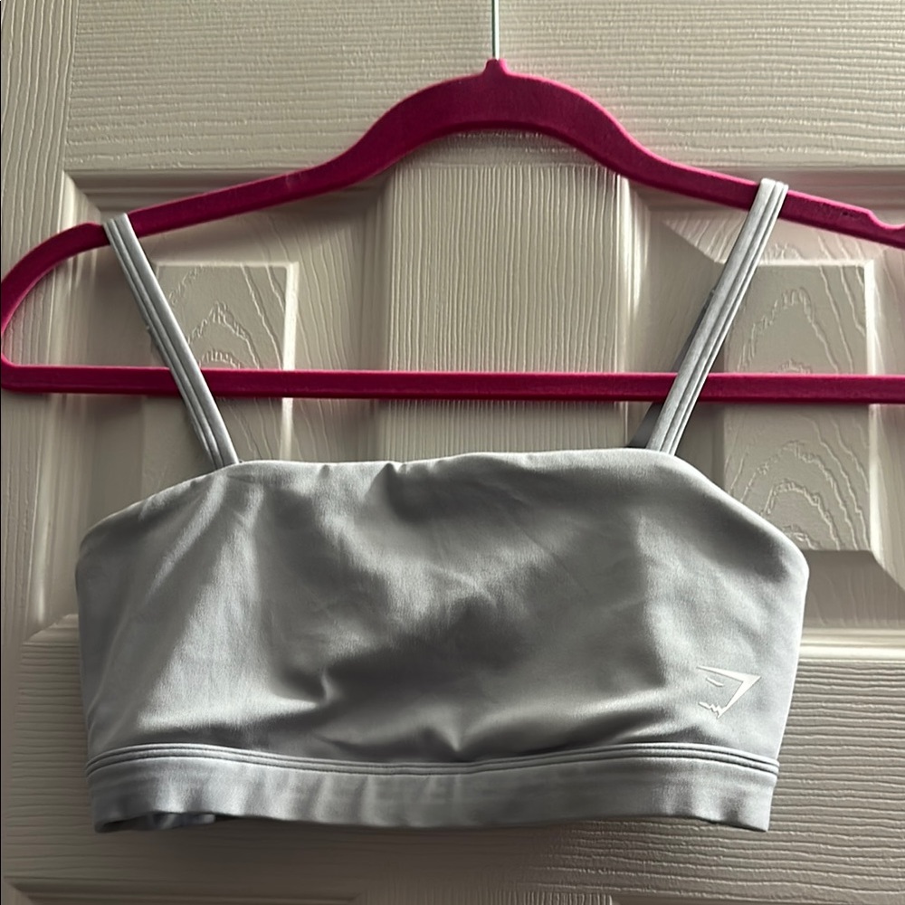 Gymshark Light Gray Activewear Top